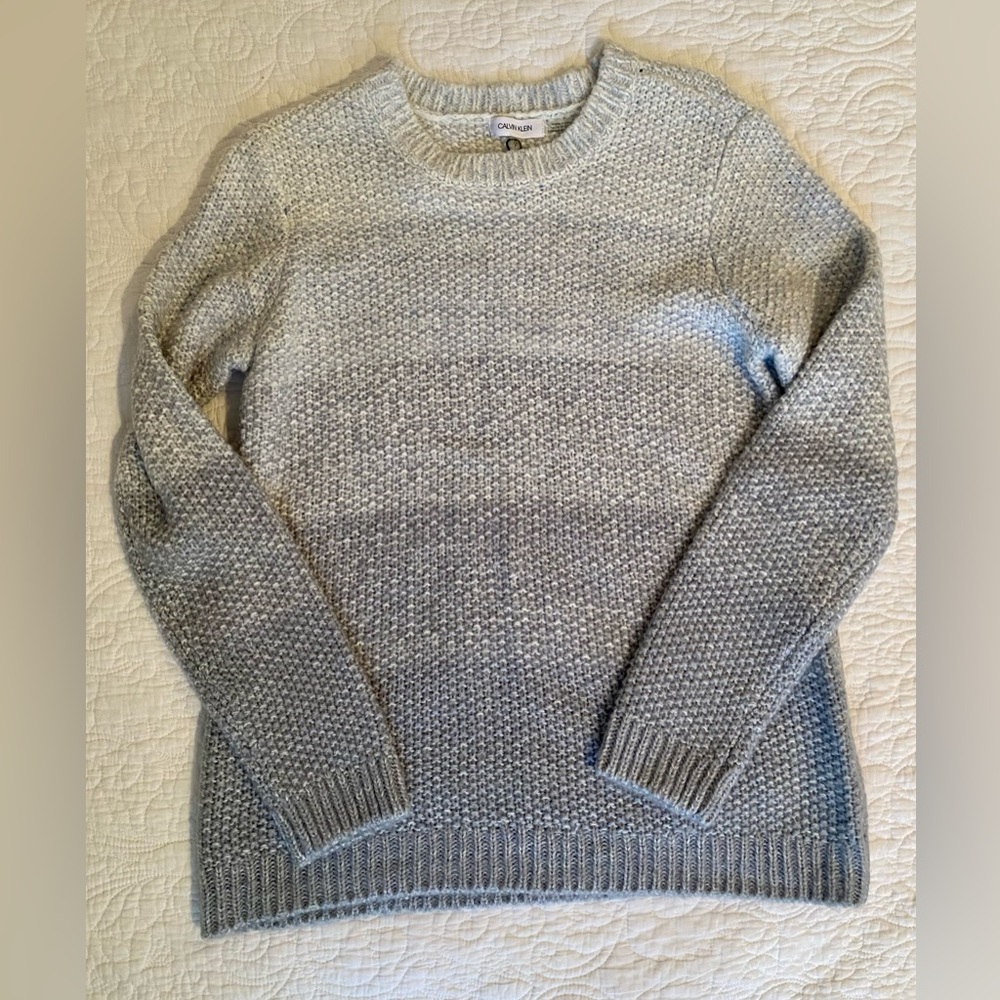 NWT: Calvin Klein Grey Ombré Sweater Size Small